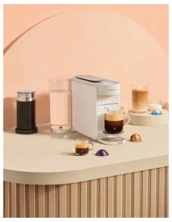 Nespresso Vertuo Up Capsule Coffee Machine in Pearl White ENV200WAE