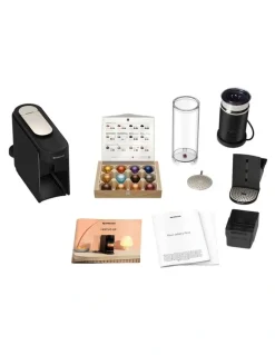 Nespresso Vertuo Up Coffee Machine Bundle in Ink Black BNV650BLK4IAN1