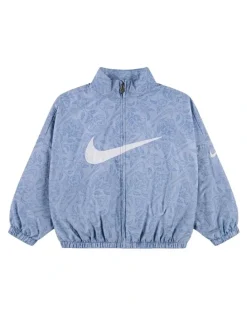 Nike Club High Brand Read Woven Jacket in Blue