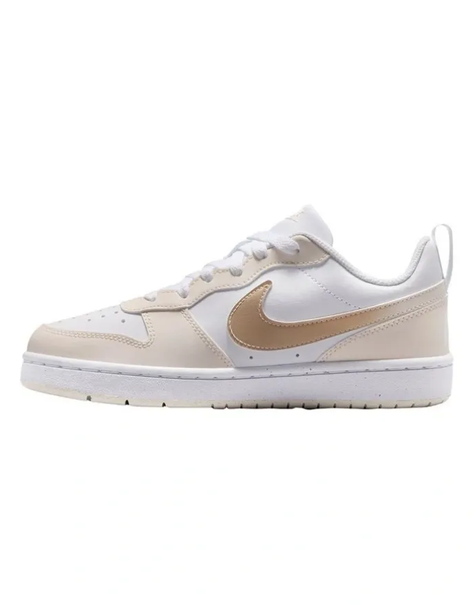 Nike Court Borough Low Bball Grade School Sneakers In White