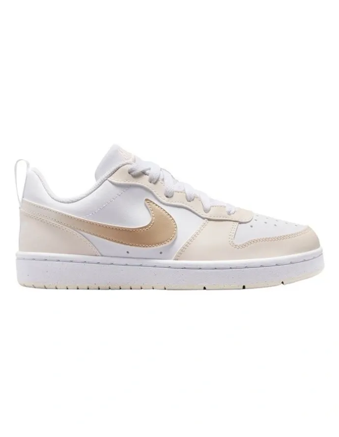 Nike Court Borough Low Bball Grade School Sneakers In White