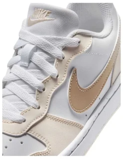 Nike Court Borough Low Bball Grade School Sneakers In White