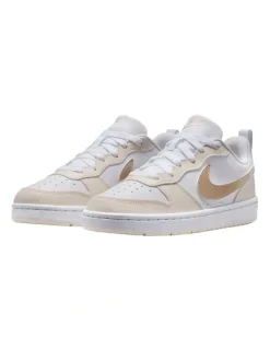 Nike Court Borough Low Bball Grade School Sneakers In White