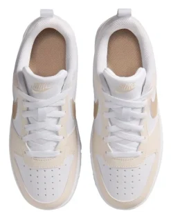 Nike Court Borough Low Bball Grade School Sneakers In White