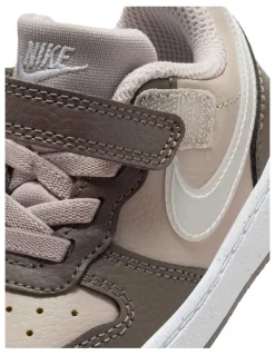 Nike Court Borough Low Infant Sneakers In Brown