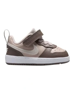 Nike Court Borough Low Infant Sneakers In Brown