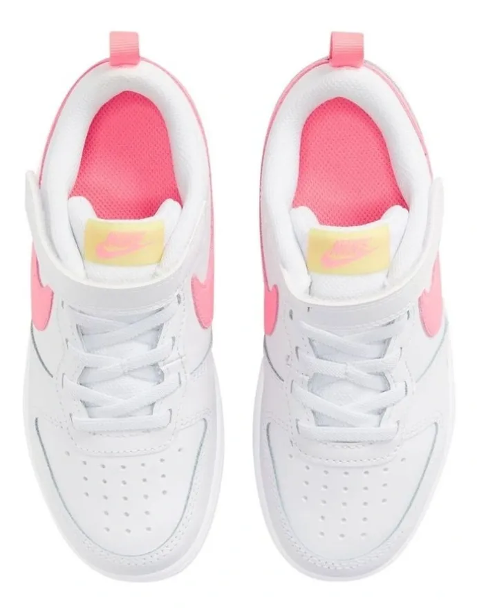 Nike Court Borough Low Pre-School Sneakers In White
