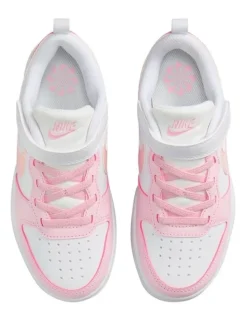 Nike Court Borough Low Recraft Pre-School Sneakers in White