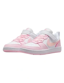 Nike Court Borough Low Recraft Pre-School Sneakers in White