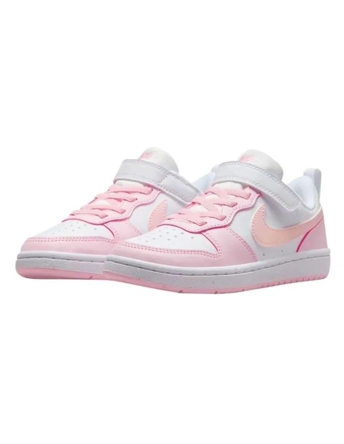 Nike Court Borough Low Recraft Pre-School Sneakers in White