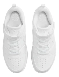 Nike Court Borough Pre-School Sneakers in White