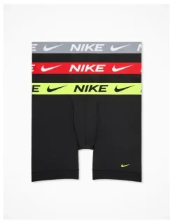 Nike Elite Breathe Boxer Briefs 3 Pack in Multi