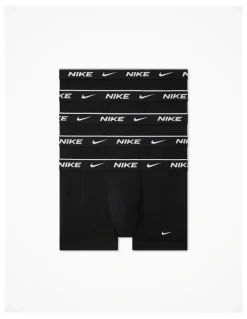 Nike Essential Cotton Stretch Trunks 5 Pack in Black