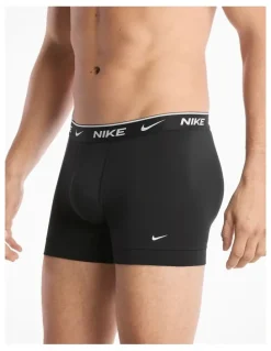 Nike Essential Cotton Stretch Trunks 5 Pack in Black
