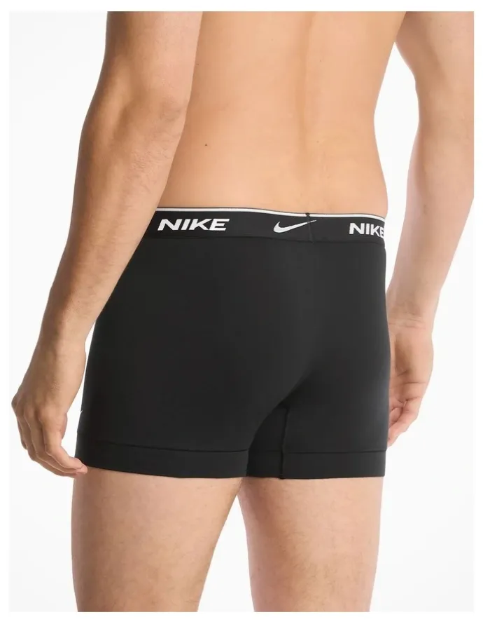 Nike Essential Cotton Stretch Trunks 5 Pack in Black