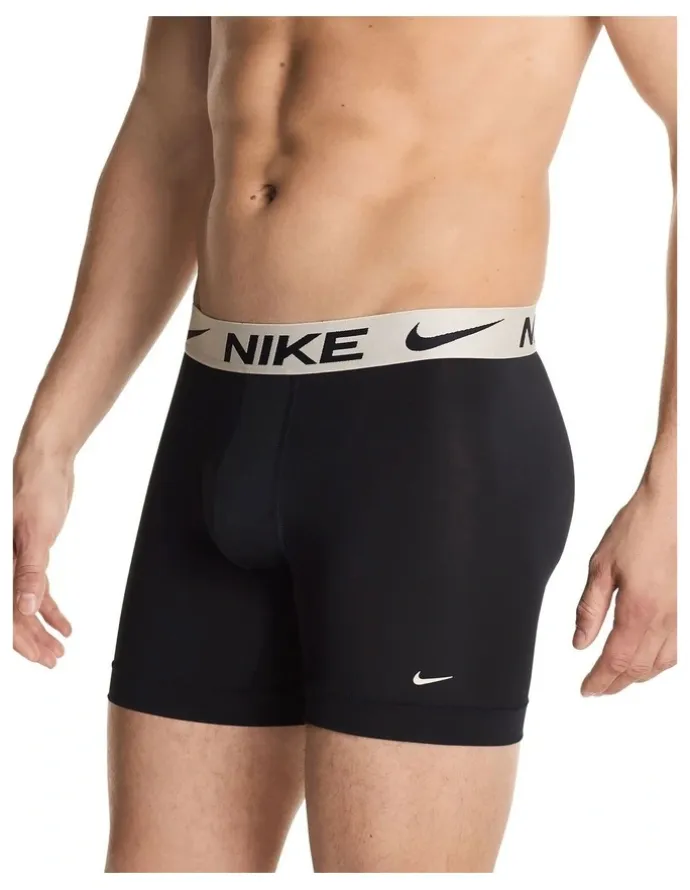 Nike Essential Micro Boxer Briefs 3 Pack in Multi
