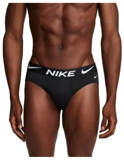 Nike Essential Micro Briefs 3 Pack in Black