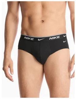 Nike Everyday Stretch Hip Briefs 3 Pack in Black