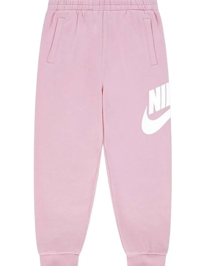 Nike Sportswear Club French Terry High Brand Read Jogger in Pink