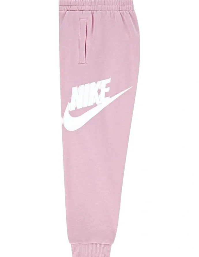 Nike Sportswear Club French Terry High Brand Read Jogger in Pink
