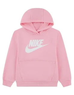 Nike Sportswear Club French Terry High Brand Read Pull in Over Pink