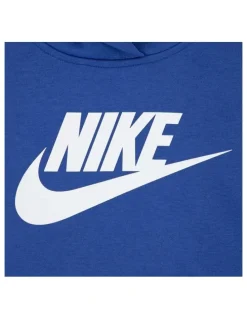 Nike Sportswear Club French Terry High Brand Read Pull Over in Blue