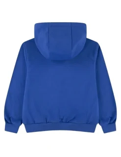 Nike Sportswear Club French Terry High Brand Read Pull Over in Blue