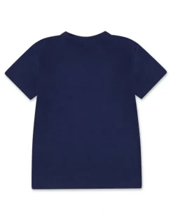 Nike Sportswear Embroidered Futura Tee in Navy