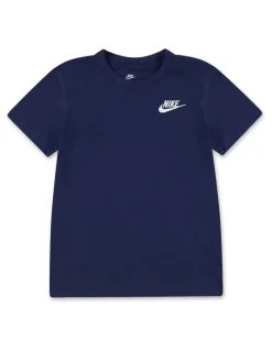 Nike Sportswear Embroidered Futura Tee in Navy