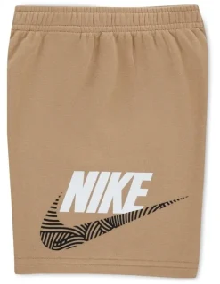 Nike Sportwear in the Zone French Terry Short in Tan