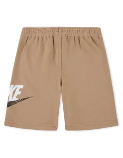 Nike Sportwear in the Zone French Terry Short in Tan