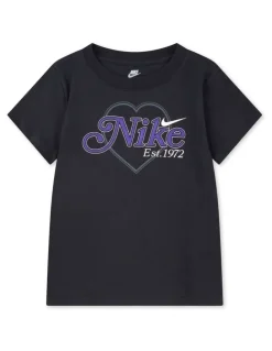 Nike Varsity Prep Heart Tee in Black