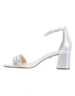 Nina Elenora True Silver Suedette Sandal