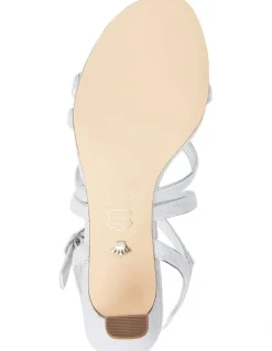Nina Genaya Silver Ref Suede Sandal