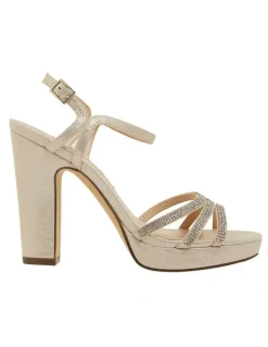 Nina Saralyn Platino Ref Suedette Sandals