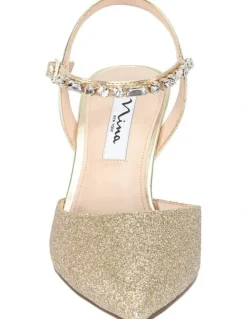 Nina Tonya Platino Baby Glitter Pump