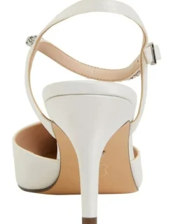 Nina Tonya Pump in Ivory Satin