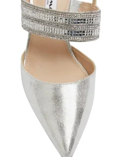 Nina Treena Silver Pump