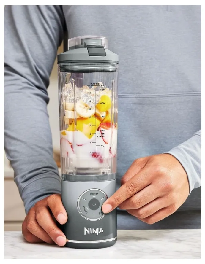 Ninja Cordless Portable Blender in Silver BC251SLANZ