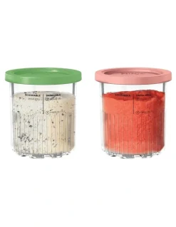 Ninja Creami Deluxe Tubs & Lids XSKDLVRLDANZ 700ml in Lime Green/Pink