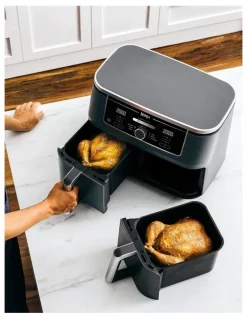 Ninja Max XXXL Dual Zone 9.5L Air Fryer in Black/Silver AF400ANZ