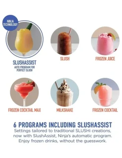 Ninja Slushi Max Smart Frozen Drink Maker FS605BLANZ in Cyberspace