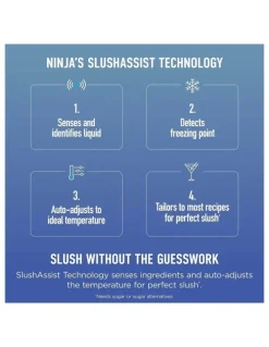 Ninja Slushi Max Smart Frozen Drink Maker FS605BLANZ in Cyberspace