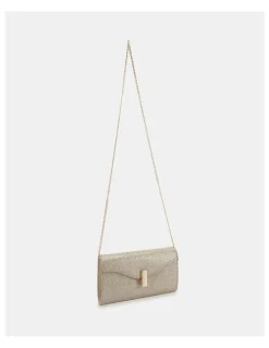 Novo Shoes Alysse Clutch in Gold