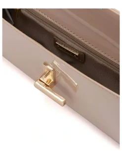 Novo Shoes Alysse Clutch in Nude Patent