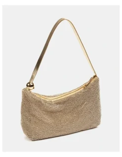 Novo Shoes Auralias Top Handle Bag in Gold