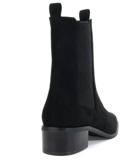 Novo Shoes DALTA Chelsea Ankle Boots - Black Suede