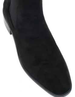 Novo Shoes DALTA Chelsea Ankle Boots - Black Suede