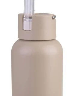Oasis Ceramic Lined Stainless Steel Triple Wall Insulated Moda Drink Bottle 1L in Latte