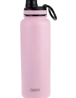 Oasis Double Wall Insulated Challenger Sports Bottle 1.1L in Carnation
